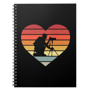 Cuaderno Amo fotografiar corazón vintage