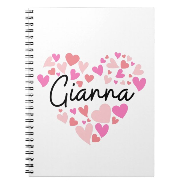 Cuaderno Amo Gianna (Frente)
