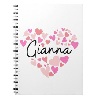 Cuaderno Amo Gianna
