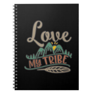 Cuaderno Amo gracioso mi diseño de tribu
