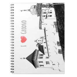 Cuaderno Amo Grodno Belarus Architecture Sketch Castle