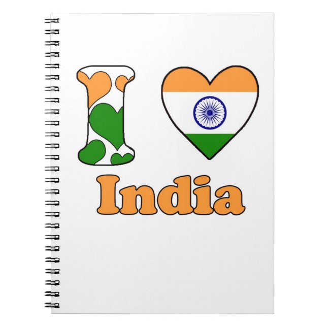 Cuaderno Amo India (Frente)