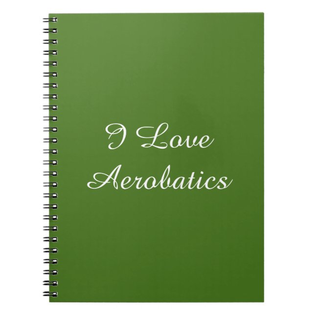 Cuaderno Amo La Aerobacía (Frente)