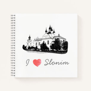 Cuaderno Amo la Iglesia de la Arquitectura de Bielorrusia d