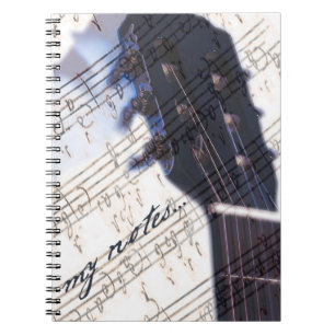 Cuaderno Amo la música - bloc de notas