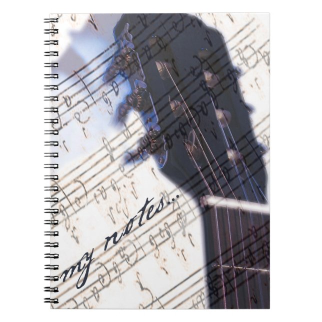 Cuaderno Amo la música - bloc de notas (Frente)