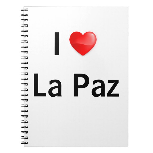 Cuaderno Amo La Paz (Frente)