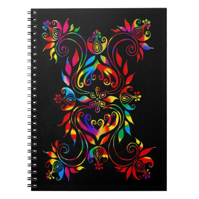 Cuaderno Amo las flores (Frente)