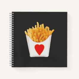 Cuaderno Amo las papas fritas