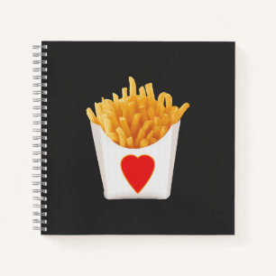Cuaderno Amo las papas fritas
