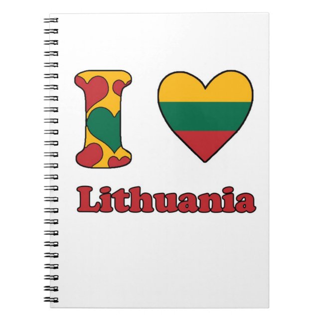 Cuaderno Amo Lituania (Frente)
