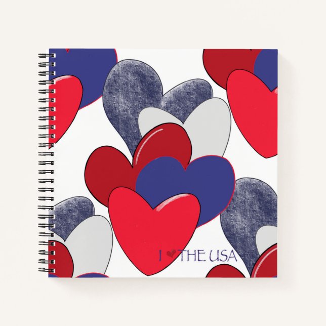 Cuaderno Amo Los EEUU (Anverso)