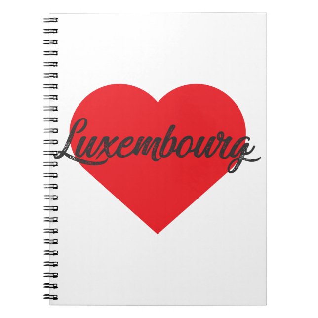 Cuaderno Amo Luxemburgo (Frente)