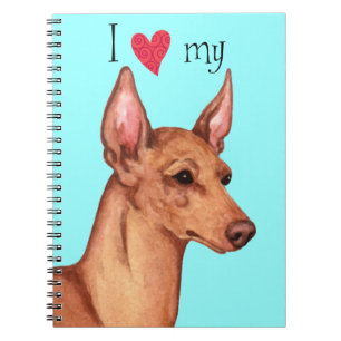 Cuaderno Amo mi Cirneco dell'Etna