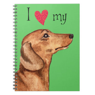Cuaderno Amo mi Dachshund
