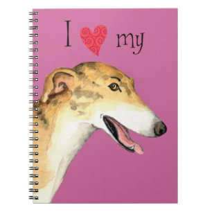 Cuaderno Amo mi Greyhound