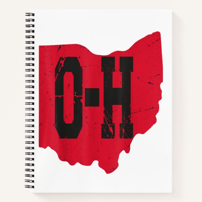 Cuaderno Amo Mi Guión Hogar Ohio Buckeye State (Anverso)