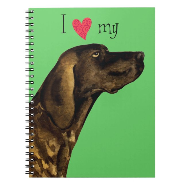 Cuaderno Amo mi Hound de lott (Frente)