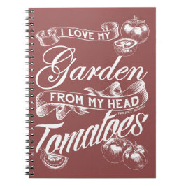 Cuaderno Amo mi jardín (el texto blanco)