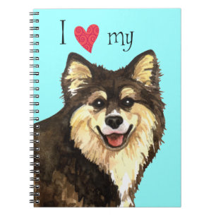 Cuaderno Amo mi Lapphund finlandés
