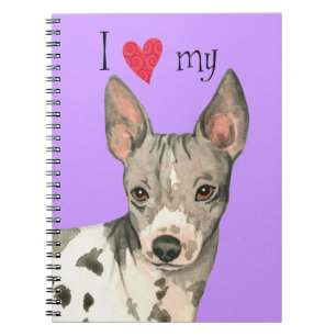Cuaderno Amo mi miedo sin pelo estadounidense
