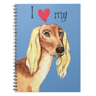 Cuaderno Amo mi Saluki