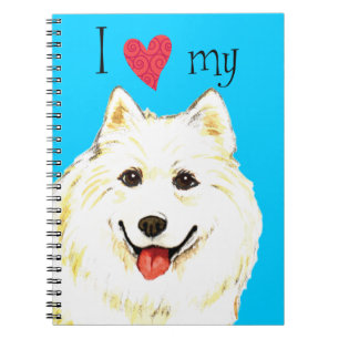 Cuaderno Amo mi Samoyed