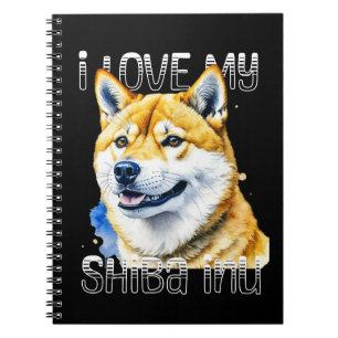 Cuaderno Amo Mi Shiba Inu Propietario de perros