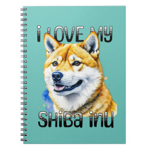 Cuaderno Amo Mi Shiba Inu   Propietario de perros