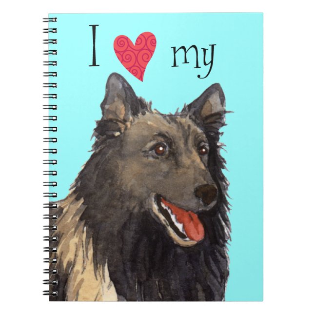 Cuaderno Amo mis Tervuren belgas (Frente)
