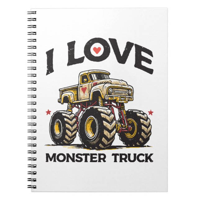 Cuaderno Amo Monster Truck (Frente)