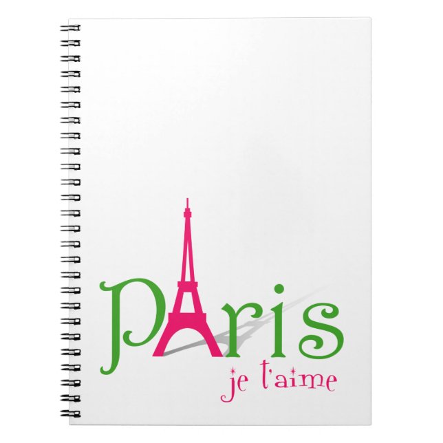 Cuaderno Amo París (Frente)