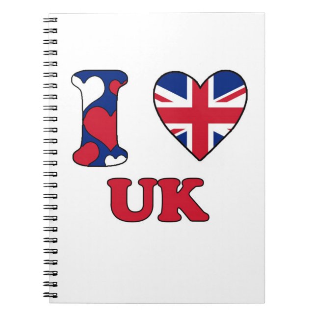 Cuaderno Amo Reino Unido (Frente)