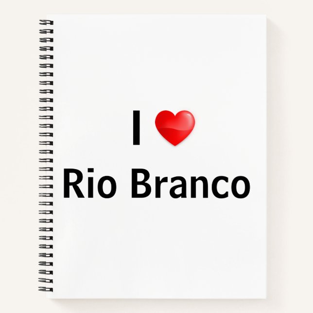 Cuaderno Amo Río Branco (Anverso)