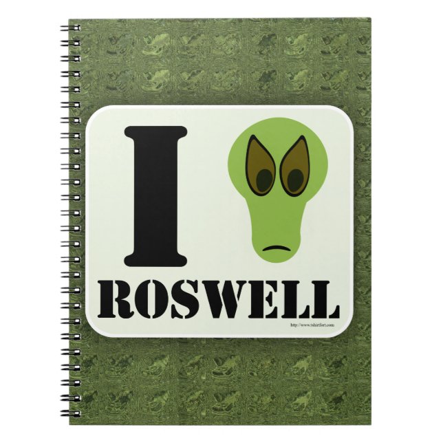 Cuaderno Amo Roswell (Frente)