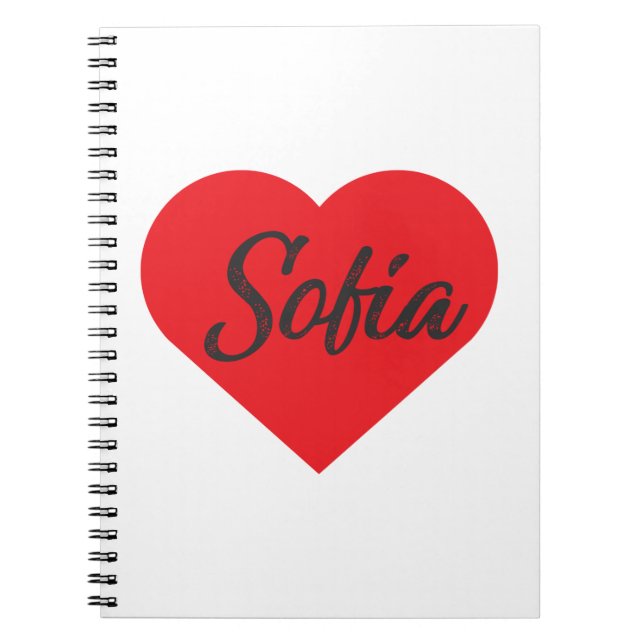 Cuaderno Amo Sofía - Bulgaria (Frente)