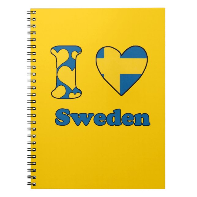 Cuaderno Amo Suecia (Frente)