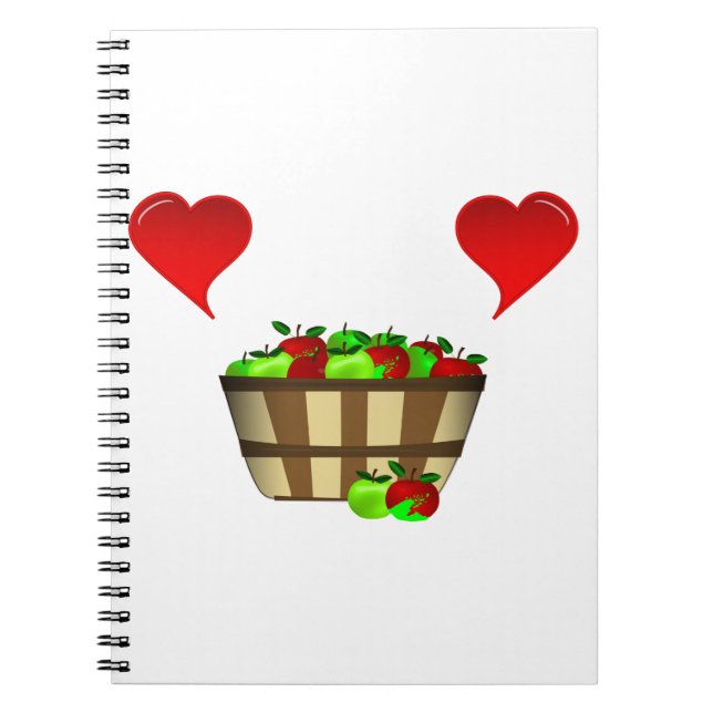 Cuaderno Amor a la cesta de Apple (Frente)