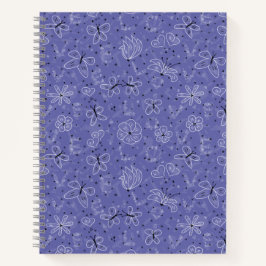 Cuaderno AMOR a la mariposa - patrón sin fisuras.