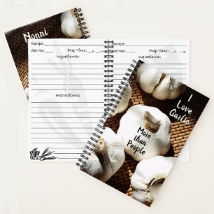 Cuaderno Amor a la receta fotográfica de ajo