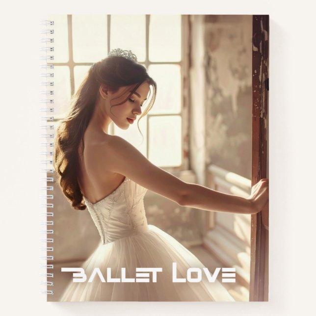 CUADERNO AMOR AL BALLET - BALLET Y DANZA (Anverso)