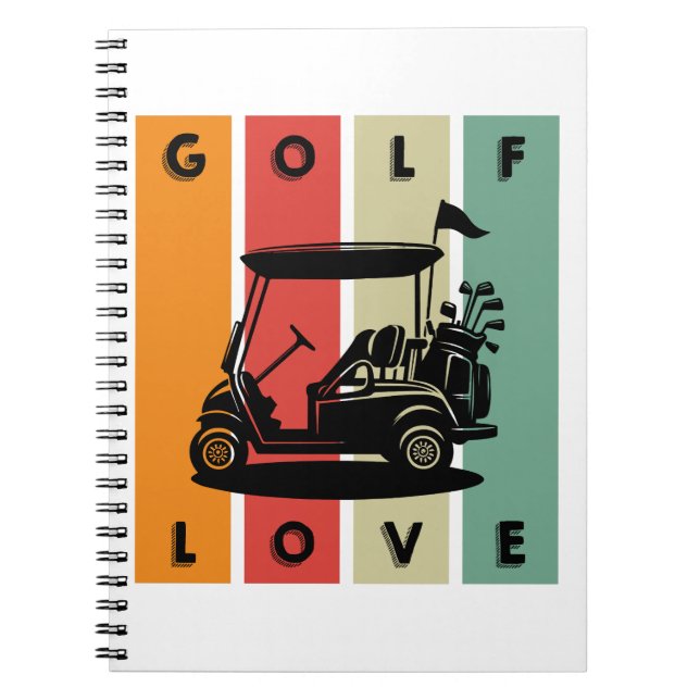 Cuaderno Amor al golf (Frente)