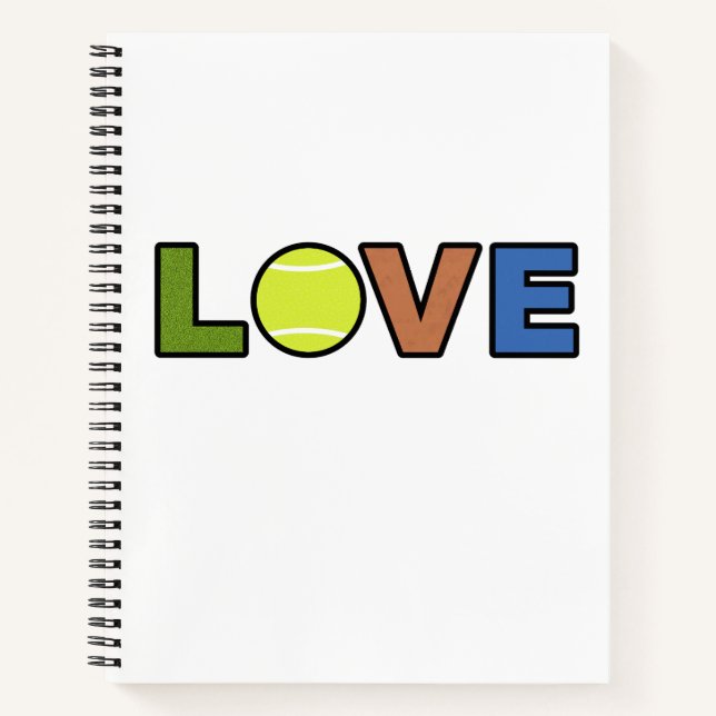 Cuaderno Amor al Tenis (Anverso)
