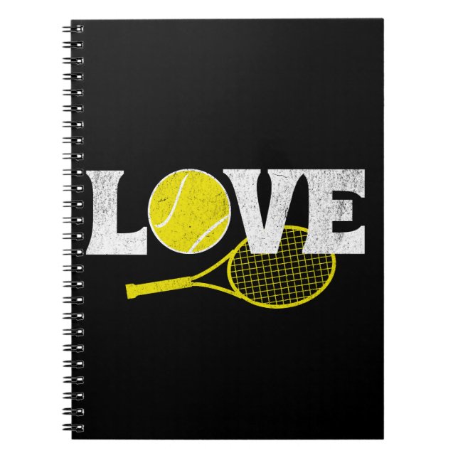 Cuaderno Amor al tenis (Frente)