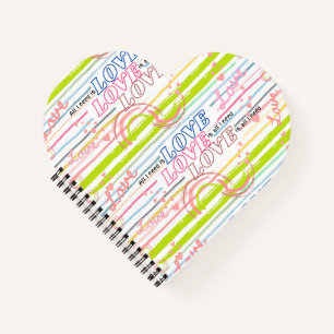 Cuaderno amor amor amor amor, amor es todo lo que necesitas