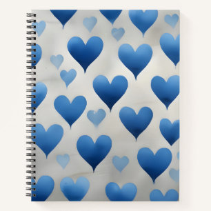Cuaderno Amor Azul y Plata