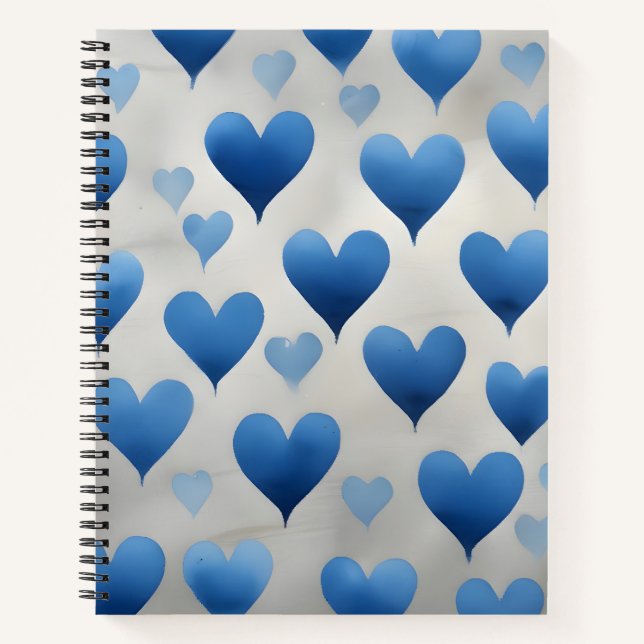 Cuaderno Amor Azul y Plata (Anverso)