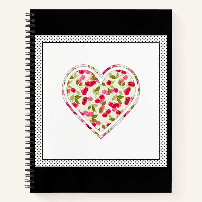 Cuaderno Amor, bayas, cereza (Anverso)
