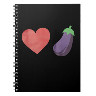 Cuaderno Amor Berenjena Divertido Gay Orgullo LGBTQ