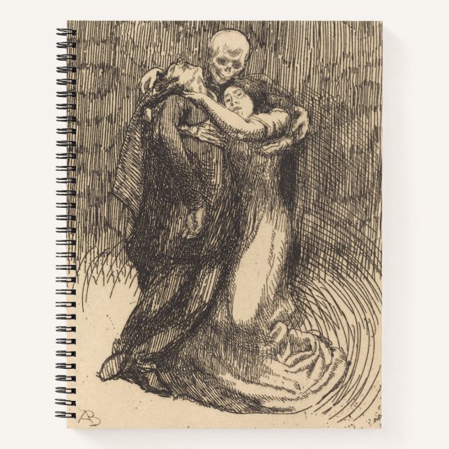 Cuaderno Amor consagrado (por Paul-Albert Besnard) (Anverso)